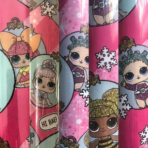 Lol doll wrapping paper hotsell